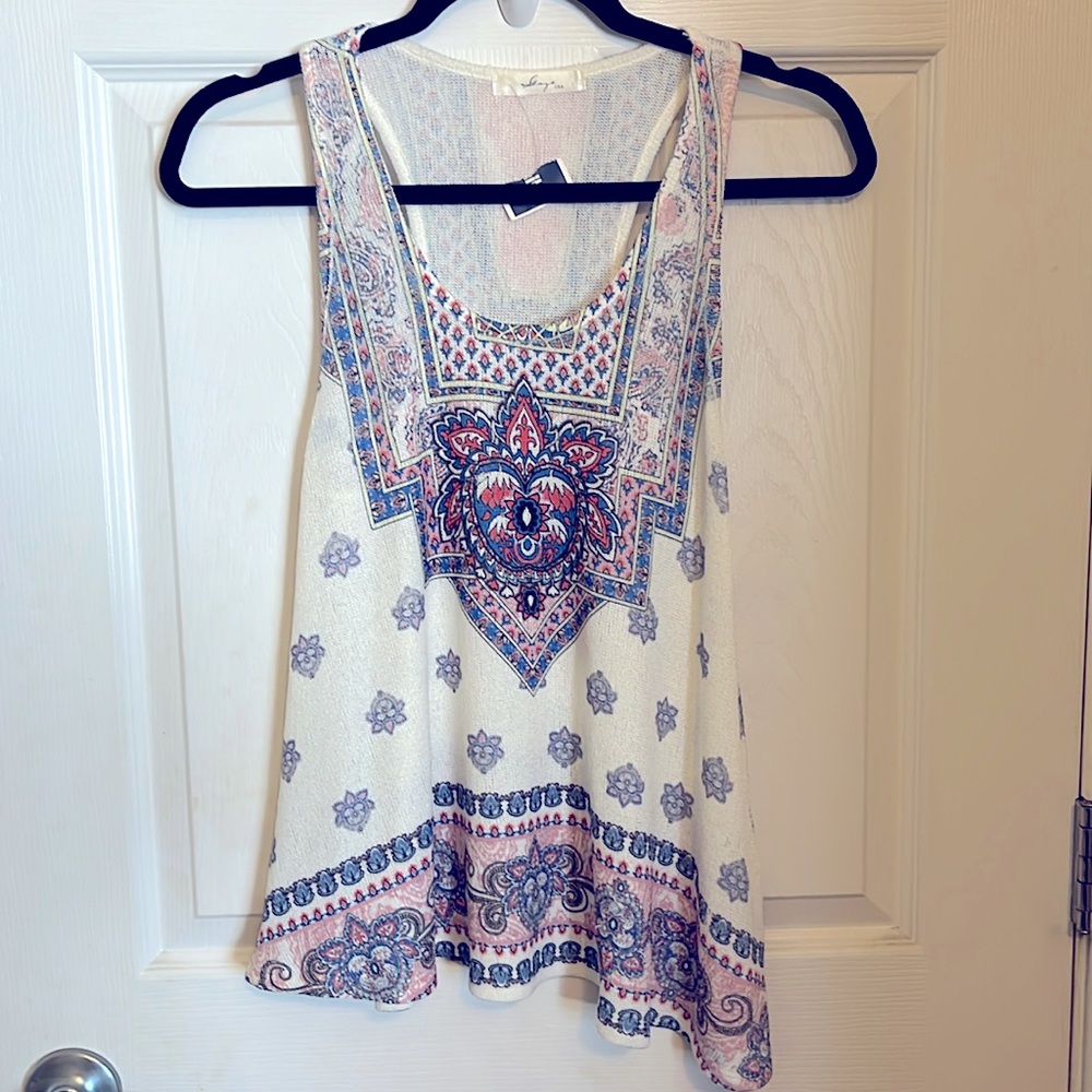 Gaze USA Bohemian Print Tank Top